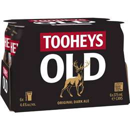 Tooheys Old Cans 375mL x 6 pack