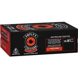 Amply's Ginger Beer Firestorm Cans 375mL x 24 pack