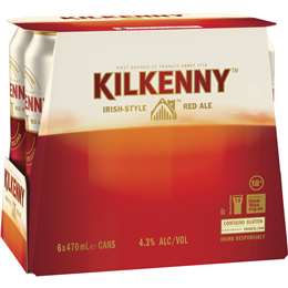 Kilkenny Irish Style Red Ale Cans 470mL x 6 pack